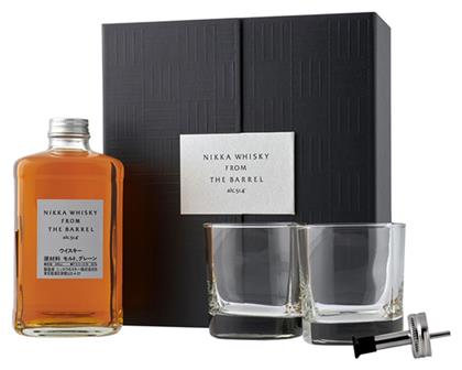 Nikka Gift Box Barrel 4τμχ 500ml με 2 Ποτήρια από το Plus4u