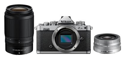 Nikon Z Fc Kit (Z DX 16-50mm F3.5-6.3 VR + Z DX 50-250mm F4.5-6.3 VR) Ασημί