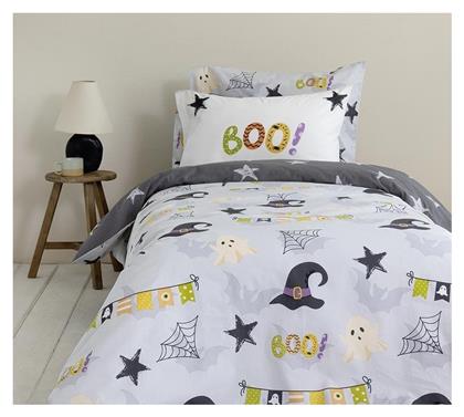 Nima Boo! Σετ Παιδική Παπλωματοθήκη Μονή με Μαξιλαροθήκη Βαμβακερή Πολύχρωμη 160x240εκ.