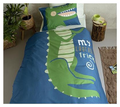 Nima Crocodile Σετ Σεντόνια Μονά 170x255cm