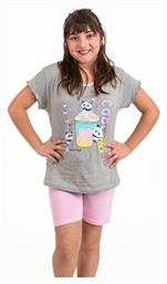 Nina Club Παιδική Πιτζάμα Καλοκαιρινή Γκρι