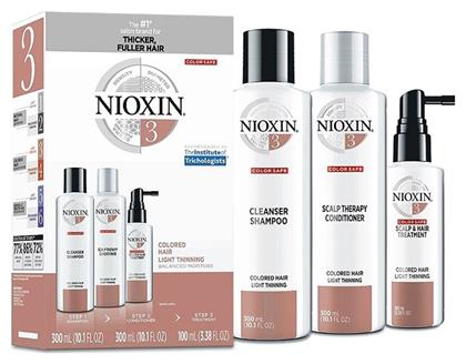 Nioxin 3 Colored Hair Light Thinning Σετ Περιποίησης Μαλλιών κατά της Τριχόπτωσης με Σαμπουάν 3τμχ από το Letif