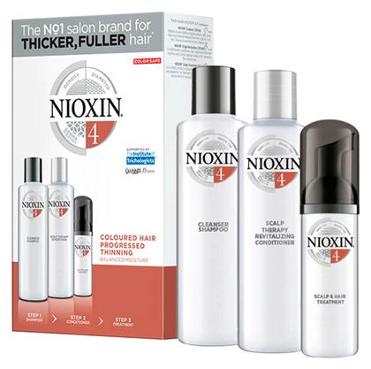 Nioxin 3-Part System Trial Kit 4 Σετ Περιποίησης Μαλλιών κατά της Τριχόπτωσης με Σαμπουάν 3τμχ από το Letif