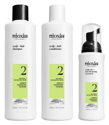 Nioxin Promo Scalp & Hair System 2 Φυσικά Μαλλιά Προοδευτική Αραίωση Shampoo 300ml & Conditioner 300ml & Treatment Serum 100ml