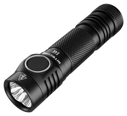 NiteCore Επαναφορτιζόμενος Φακός LED Αδιάβροχος IP68 με Μέγιστη Φωτεινότητα 4400lm E4K από το Uniqueshop