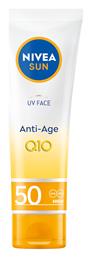 Nivea Anti Age Q10 Αντηλιακή Κρέμα Προσώπου SPF50 50ml