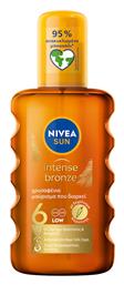 Nivea Carotene Oil Αδιάβροχο Αντηλιακό Λάδι Προσώπου SPF6 σε Spray 200ml