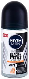 Nivea Men Black & White Invisible Ultimate Impact Anti-perspirant Αποσμητικό 48h σε Roll-On 50ml από το Pharm24