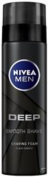 Nivea Men Deep Black Carbon Αφρός Ξυρίσματος 200ml