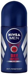 Nivea Men Dry Impact Plus Anti-perspirant Αποσμητικό 48h σε Roll-On 50ml