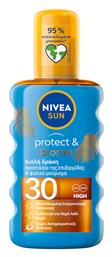 Nivea Protect & Bronze Αδιάβροχο Αντηλιακό Λάδι για το Σώμα SPF30 σε Spray 200ml