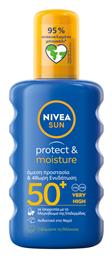 Nivea Protect & Moisture Αδιάβροχη Αντηλιακή Λοσιόν για το Σώμα SPF50 σε Spray 200ml από το Pharm24