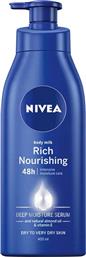 Nivea Rich Nourishing Ενυδατική Lotion Σώματος για Ξηρές Επιδερμίδες 400ml