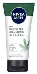 Nivea Sensitive Pro Ultra Calming 24ωρη Ενυδατική Ανδρική Κρέμα Προσώπου για Ευαίσθητες Επιδερμίδες με Κάνναβη 75ml από το Pharm24