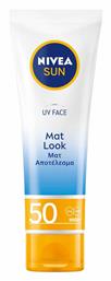 Nivea Sun UV Αδιάβροχη Αντηλιακή Κρέμα Προσώπου SPF50 50ml