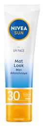 Nivea Sun UV Cream Mat Look SPF30 Αντηλιακή Κρέμα