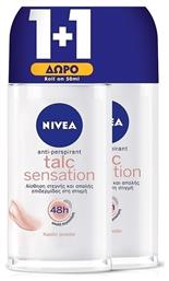 Nivea Talc Sensation Anti-perspirant Αποσμητικό 48h σε Roll-On 2x50ml