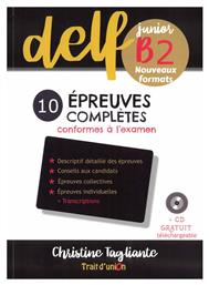 NOUVEAU DELF JUNIOR B2 10 EPREUVES COMPLETES