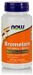 Now Foods Bromelain 500mg 60 φυτικές κάψουλες