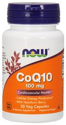 Now Foods CoQ10 100mg with Hawthorn Berry 30 φυτικές κάψουλες από το Pharm24