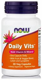 Now Foods Daily Vits 30 Φυτικές Κάψουλες