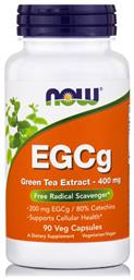 Now Foods EGCg Green Tea Extract 400mg 90 φυτικές κάψουλες