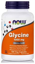 Now Foods Glycine 1000mg 100 κάψουλες από το Pharm24