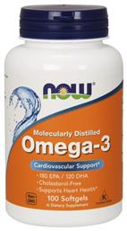 Now Foods Molecularly Distilled Omega 3 Ιχθυέλαιο 100 μαλακές κάψουλες από το Pharm24