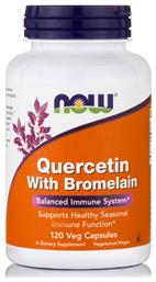 Now Foods Quercetin with Bromelain Προβιοτικά 120 φυτικές κάψουλες από το Pharm24