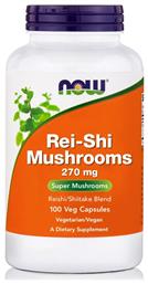 Now Foods Rei-Shi Mushrooms 270mg 100 κάψουλες από το Pharm24