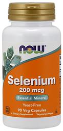 Now Foods Selenium 200mg 90 φυτικές κάψουλες