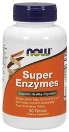 Now Foods Super Enzymes 90 Ταμπλέτες από το Pharm24