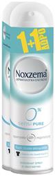 Noxzema 0% Sensi Pure Αποσμητικό 48h σε Spray Χωρίς Αλουμίνιο 2x75ml