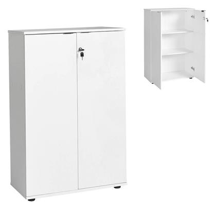 Ντουλάπι Γραφείου Ξύλινο Rio με Κλειδαριά Καρυδί 72x34x109cm