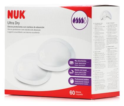 Nuk Επιθέματα Στήθους Ultra Dry 60τμχ