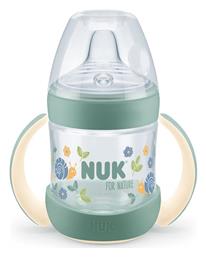 Nuk Nature Εκπαιδευτικό Μπιμπερό Πλαστικό με Λαβές για 6m+ 150ml