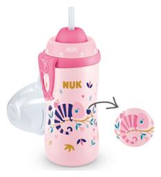 Nuk Παιδικό Ποτηράκι Flexi Cup από Σιλικόνη Ροζ 300ml