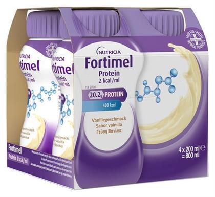 Nutricia Fortimel Protein 2kcal 4 x 200ml Βανίλια