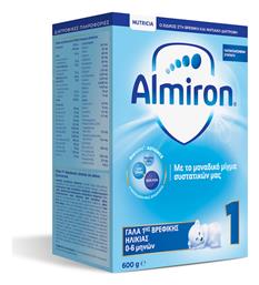 Nutricia Γάλα σε Σκόνη Almiron 1 για 0m+ 600gr