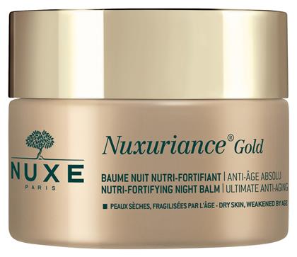 Nuxe Nuxuriance Gold Nutri-Fortifying Ενυδατικό & Αντιγηραντικό Balm Προσώπου Νυκτός για Ξηρές Επιδερμίδες 50ml