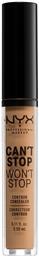 Nyx Professional Makeup Can't Stop Won't Stop Contour Liquid Concealer 14 Golden Honey 3.5ml