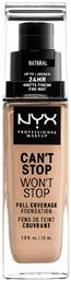 Nyx Professional Makeup Can't Stop Won't Stop Liquid Make Up 30ml