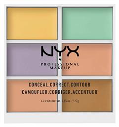 Nyx Professional Makeup Conceal. Correct. Contour Color Corrector Palette 6gr από το Pharm24