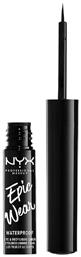 Nyx Professional Makeup Epic Wear Long Stay Πινέλο Eye Liner Black 3.5ml