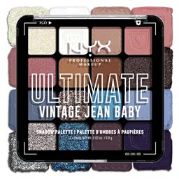 Nyx Professional Makeup Παλέτα με Σκιές Ματιών Matte σε Στερεή Μορφή Vintage Jean Baby 0.8gr