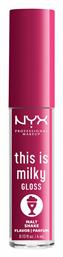 Nyx Professional Makeup This Is Milky Lip Gloss 12 Malt Shake 4ml