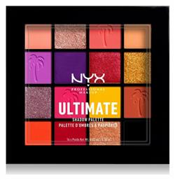 Nyx Professional Makeup Ultimate Παλέτα με Σκιές Ματιών σε Στερεή Μορφή Festival