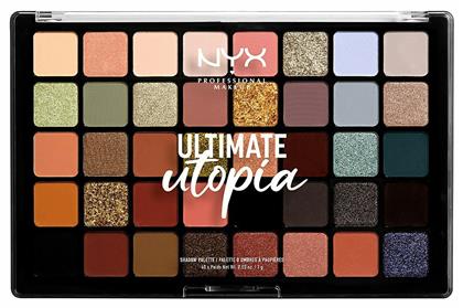 Nyx Professional Makeup Ultimate Παλέτα με Σκιές Ματιών σε Στερεή Μορφή Utopia 40gr από το Galerie De Beaute