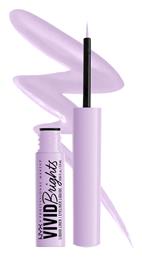 Nyx Professional Makeup Vivid Brights Πινέλο Eye Liner 07 Lilac Link 2ml από το Pharm24