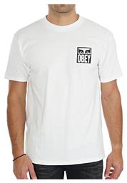 Obey Eyes Icon 2 Ανδρικό T-shirt Λευκό με Στάμπα